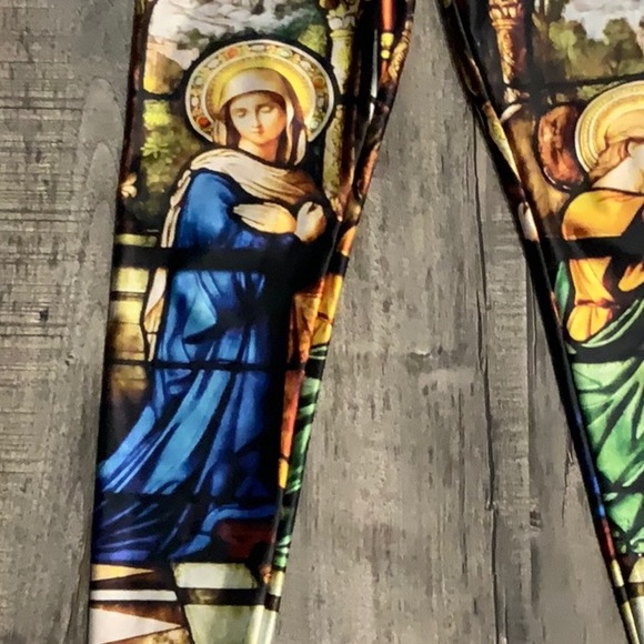 Black milk leggings multicolor sz s - Picture 5 of 7